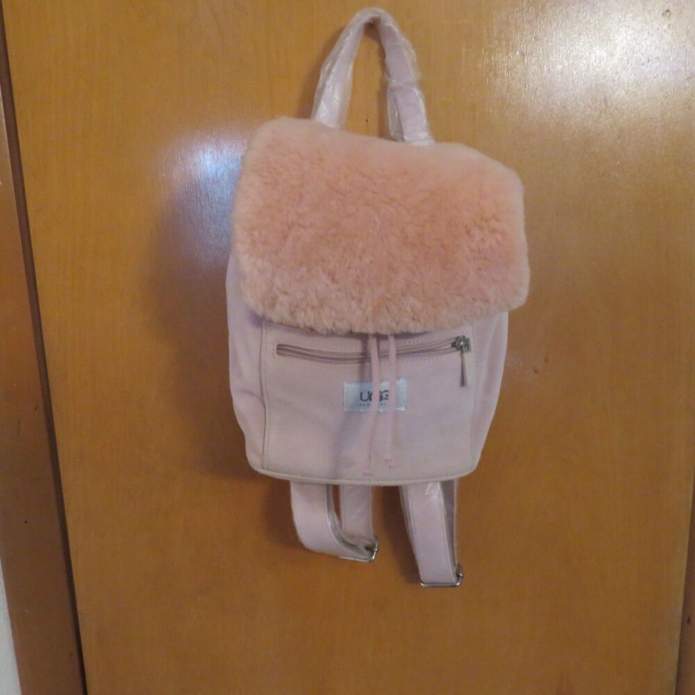 NWT UGG Nordie Mini Backpack Suede Sheepskin